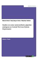 Studies on some semi-synthetic piperine analogous as Central Nervous System Depressants