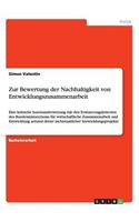 Zur Bewertung der Nachhaltigkeit von Entwicklungszusammenarbeit