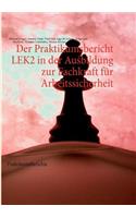 Praktikumsbericht LEK2 in der Ausbildung zur Fachkraft für Arbeitssicherheit