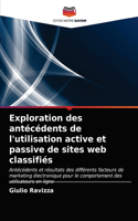 Exploration des antécédents de l'utilisation active et passive de sites web classifiés