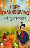 I SPY THANKS GIVING activity book for kids