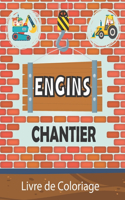 Livre de Coloriage Engins de Chantier
