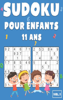 Sudoku Pour Enfants 11 Ans: 200 Sudoku pour Enfants de 11 Ans avec Solutions - Entraîne la Mémoire et la Logique