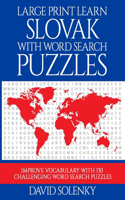 Large Print Learn Slovak with Word Search Puzzles