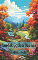 landsbygden Scener Målarbok