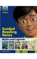 Project X Origins: Grey Book Band, Oxford Level 12: Myths and Legends: Guided reading notes