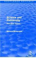 Science and Philosophy (Routledge Revivals)