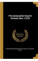 Prosopographia Imperii Romani Saec. I.II.III