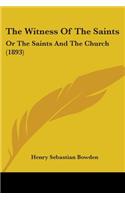 Witness Of The Saints