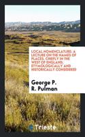 LOCAL NOMENCLATURE: A LECTURE ON THE NAM