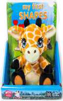 Animal Club Shapes Board Book with Giraffe Plush