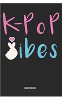 K-Pop Notebook: Dotted Lined K-Pop Notebook (6x9 inches) ideal as a Koren Pop Journal. Perfect as a Concert Book for all Korean Music Lover. Great gift for Girls an