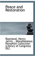 Peace and Restoration: (English)