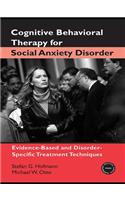 Cognitive Behavioral Therapy for Social Anxiety Disorder