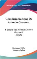 Commemorazione Di Antonio Genovesi