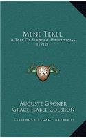 Mene Tekel