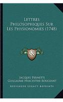 Lettres Philosophiques Sur Les Physionomies (1748)
