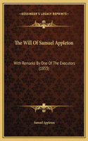 The Will Of Samuel Appleton