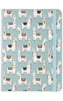 MID LLAMAS BLUE JOURNAL
