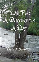 Year Two - A Quotation A Day