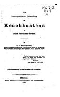 Die Homoopathische Behandlung Des Keuchhustens
