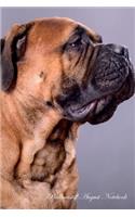 Bullmastiff August Notebook Bullmastiff Record, Log, Diary, Special Memories, To Do List, Academic Notepad, Scrapbook & More