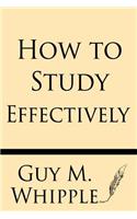 How to Study Effectively