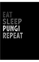 Eat Sleep Pungi Repeat Funny Musical Instrument Gift Idea: Lined Notebook / Journal Gift, 100 Pages, 6x9, Soft Cover, Matte Finish