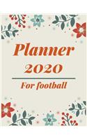 Planner 2020 for football