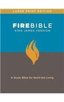 Fire Bible, King James Version, Lgpt Bon: A Study Bible for Spirit-Led Living