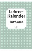 Lehrerkalender 2019 2020 A5: Planer ideal als Lehrer Geschenk für Lehrerinnen und Lehrer für das neue Schuljahr - Schulplaner für die Unterrichtsvorbereitung - Lehrerplaner und 