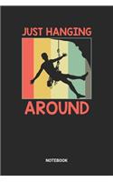 Notebook: Retro Vintage Free Rock Climbing Notebook (6x9 inches) with Blank Pages ideal as a Bouldering Journal. Perfect as a Travel Book for all Free Climber