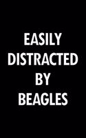 Beagle Planner: 2020 diary: Increase productivity, improve time management, reach your goals: Easily distracted by beagles funny cover design