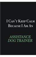 I cant Keep Calm because I am an Assistance Dog Trainer: Writing careers journals and notebook. A way towards enhancement