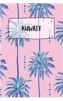 Kuwait: Dotted Travel Diary Notebook or Journey Dotted Grid Journal - Holiday Trip Pocketbook for Men and Women with Dots