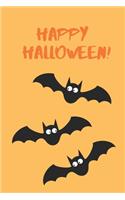 Happy Halloween Notebook: Halloween gift idea for kids - lined notebook/journal