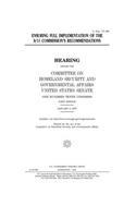 Ensuring full implementation of the 9/11 Commission's recommendations