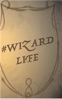 Wizard Notebook - Blank Lined Cream Paper: Wizard Life Notebook