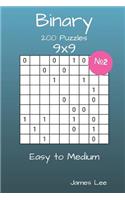 Binary Puzzles - 200 Easy to Medium 9x9 vol. 2