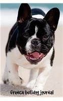 French Bulldog Journal: 6 x 9 inch dog notebook, dot grid journal, french bulldog notebook, 200 pages