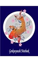 Japanese Writing Practice Book, Genkouyoushi Paper, Large 8.5
