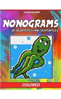 Nonograms of Ocoptuses and Sea turtles