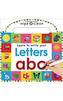 Wipe Clean Learning: Letters