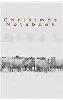 Christmas Notebook: Winter Sheep 5.06x7.81 (12.85x19.84cm) Journal/Diary/Lists.