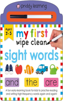 My First Wipe Clean Sight Words: A fun early-learning book for kids to practise reading and writing high-frequency words(1 My First Wipe Clean)