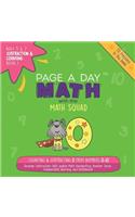 Page a Day Math Subtraction & Counting: Counting and Subtracting 1