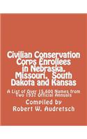Civilian Conservation Corps Enrollees in Nebraska, Missouri, South Dakota and Kansas