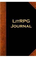 LitRPG Journal Vintage Style: (Notebook, Diary, Blank Book)(Gaming Journals Notebooks Diaries)
