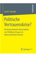 Politische Vertrauenskrise?