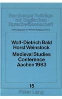 Medieval Studies Conference Aachen 1983